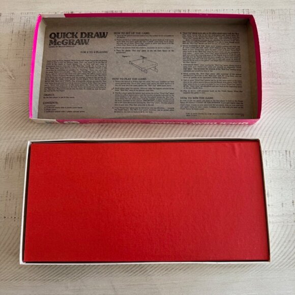 UNPUNCHED 1981 Milton Bradley Quick Draw McGraw Game - Picture 7 of 12
